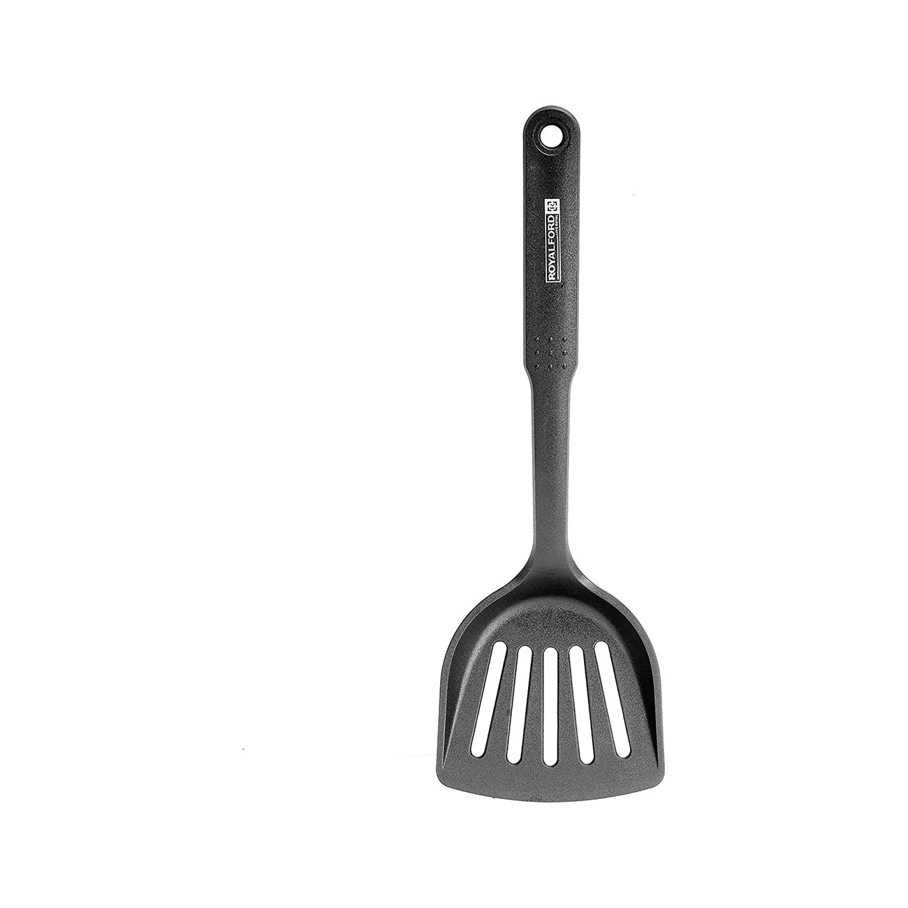 Royalford Nylon Slotted Turner – Fish Slice/Serving Spatula – Kitchen Cooking Cutlery/Crockery | Dishwasher Safe – Flipper Spatula for Lifting Flipping Serving Fried Eggs Fish Pancakes Burgers