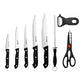 Royalford Kitchen tool Set of 9, Black, RF5982