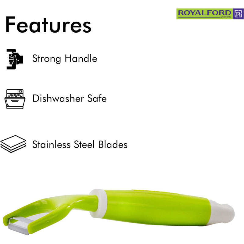 Royalford RF6303 Stainless Steel Asparagus Peeler