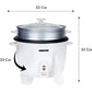 Geepas Automatic Rice Cooker, 2.2L