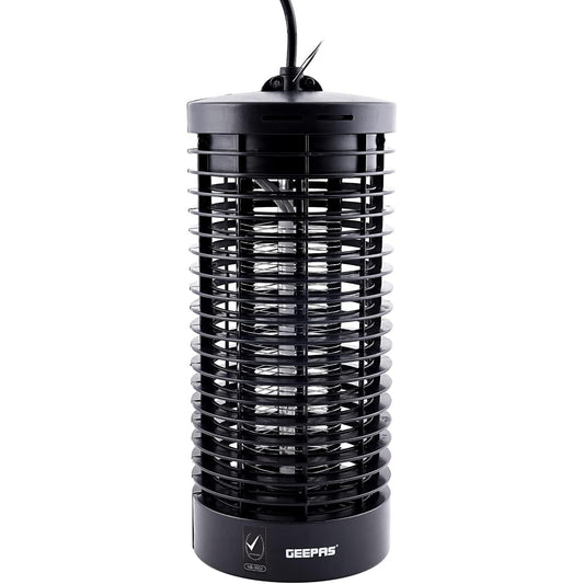 Geepas GBK1149 Electric Insect Killer Bug Zapper 6W - Safe & Portable, Non-Toxic Mosquito Ant Fly Bug Killer | Lightweight & Efficient | Mosquito Eliminator with Camping Lantern