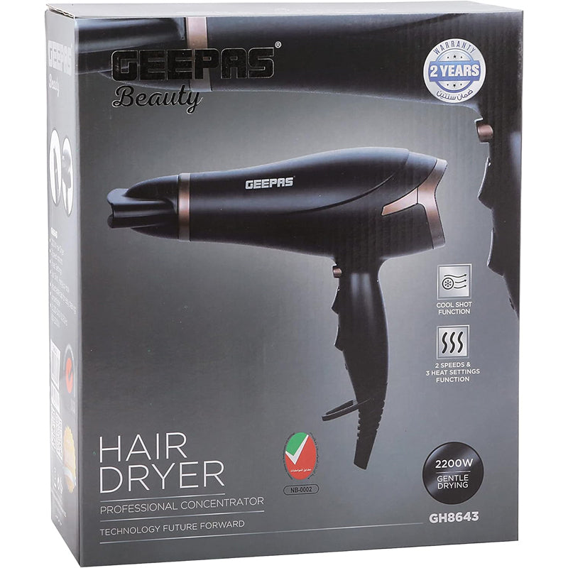 Geepas Hair Dryer 2200W - GH8643