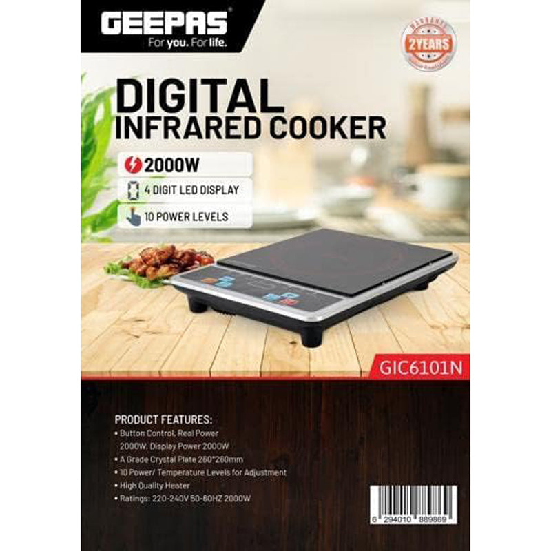 Geepas Kitchen Appliance,Multi Cooker - GIC6101N