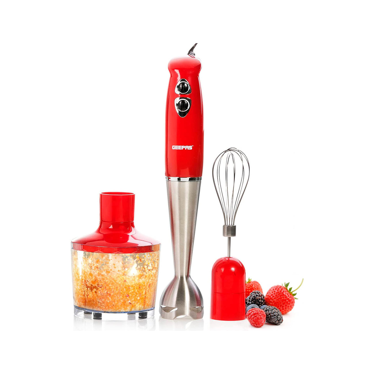 Geepas GHB6136 3-in-1 Hand Blender