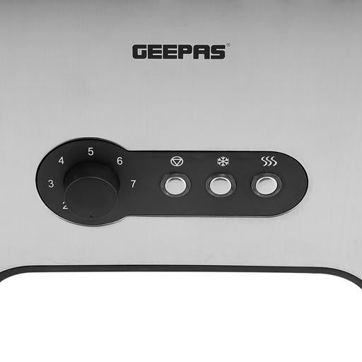 Geepas 900W 2 Slice Toaster - Stainless Steel Bread Toaster with High Lift Function – Reheat| Defrost Function |Lift & Lock Function, Wide 2 Slots