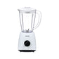 Geepas Blender, 2 Speed & Pulse, 400W Powerful Motor, Gsb9894N Stainless Steel Cutting Blade, 1.5 Litre Glass Jar, 2 Years Warranty, White, Gsb9894