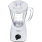 Geepas Blender, 2 Speed & Pulse, 400W Powerful Motor, Gsb9894N Stainless Steel Cutting Blade, 1.5 Litre Glass Jar, 2 Years Warranty, White, Gsb9894