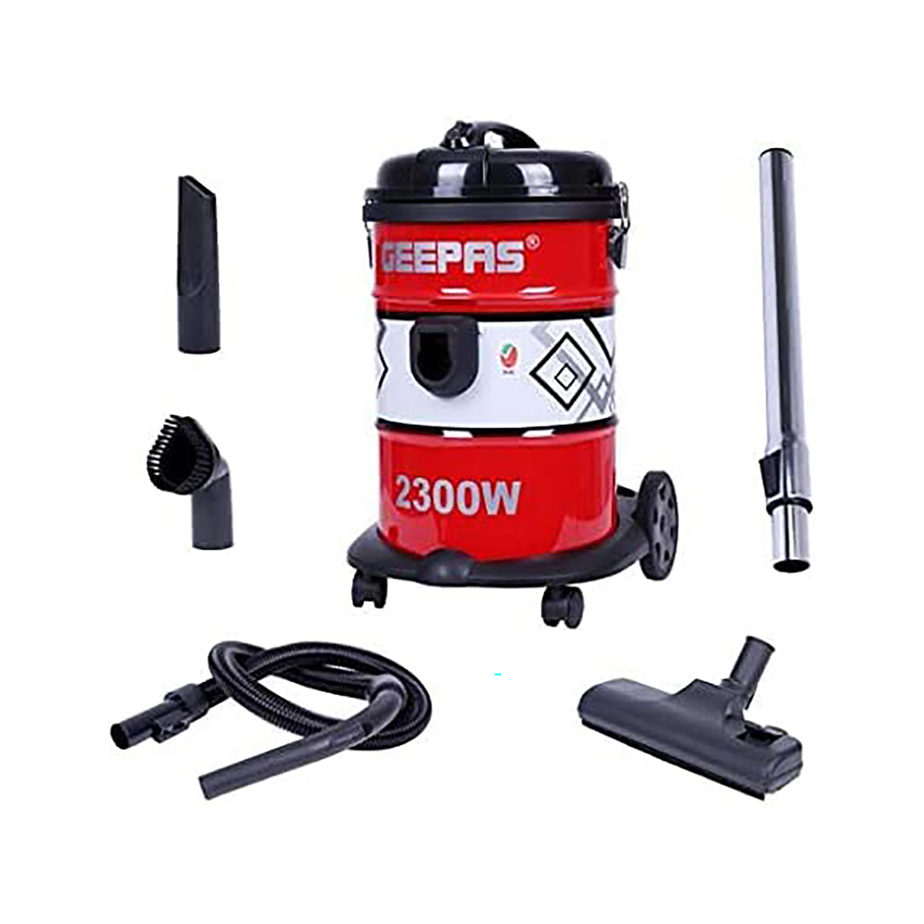 Geepas Gvc2592 2300W 2In1 Blow And Dry Vacuum Cleaner Powerful Copper Motor, 21L Capacity DUSt Full Indicator