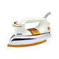 Geepas White 1200W Heavy Weight Dry Iron - Non Stick Sole Plate, Temperature Control, Indicator Lights, Overheat Protected