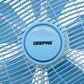 Geepas GF21113 12'' Box Fan - 3 Speed, 60 Minutes Timer -Child Safe Personal Desk Fan with Powerful Copper Motor - Ideal for Office, & Home