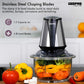 Geepas 400W Mini Food Processor | 1.2L Glass Jar Bowl & 4 Stainless Steel Blades, 2 Speed, Mini Food Chopper Shredder Perfect for Salads, Salsa, Guacamole, Pesto, Curry Pastes & More - 2 Year Warranty