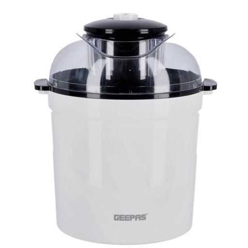 Geepas GIM63027UK Ice Cream Maker Machine - BPA Free | Makes Delicious Soft Ice Cream, Gelato, Frozen Yoghurt & Sorbet Machine With Easy To Clean Aluminum Bowl - 1.5QT | 2 Years Warranty