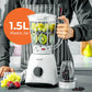 Geepas-Powerful 400W Powerful Motor Multi-functional 2 in 1 Blender with 2 Speed & Pulse Option|GSB44027