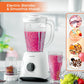 Geepas-Powerful 400W Powerful Motor Multi-functional 2 in 1 Blender with 2 Speed & Pulse Option|GSB44027