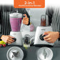 Geepas-Powerful 400W Powerful Motor Multi-functional 2 in 1 Blender with 2 Speed & Pulse Option|GSB44027