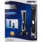 Geepas GTR56024,Geepas rechargeble Trimmer, BLACK+SILVER,