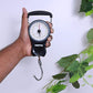 Geepas GLS46510 Portable Scale - Hanging Scale Luggage Fishing Balance Pocket Crane 38 kg | Mechanical Luggage Scales with Double Pointer & 1M Tape | 2 Years Warranty