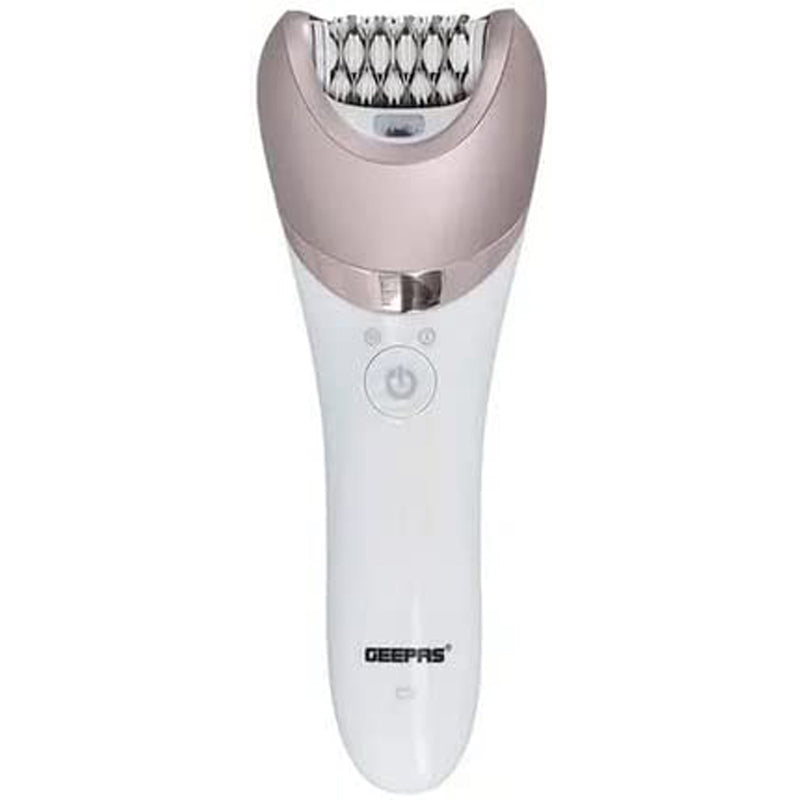 Geepas GLS86053 Lady Shaver Set - Electric Hair Remover | Detachable Shaving Head| On/Off Switch| LED Indicator Light
