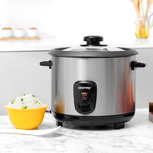 Geepas Electric Rice Cooker - 1.8 Litre