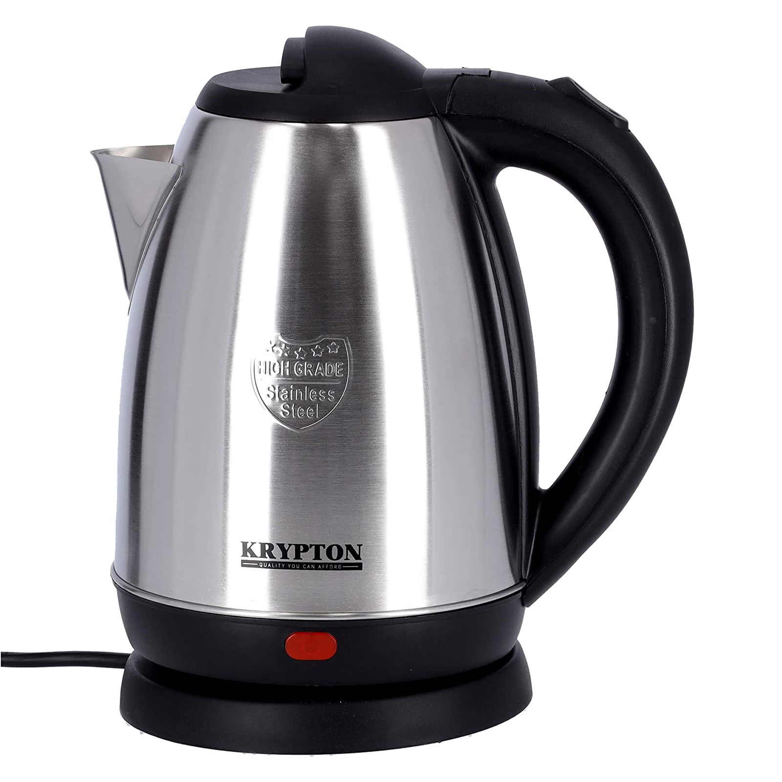 krypton-1-8l-water-kettleKrypton Steel Kettle, 1.8 Liters, Silver/Black