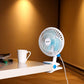 Krypton 8-Inch Table Fan - 2 Speed Settings With Oscillating/Rotating And Static Feature