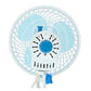 Krypton 8-Inch Table Fan - 2 Speed Settings With Oscillating/Rotating And Static Feature