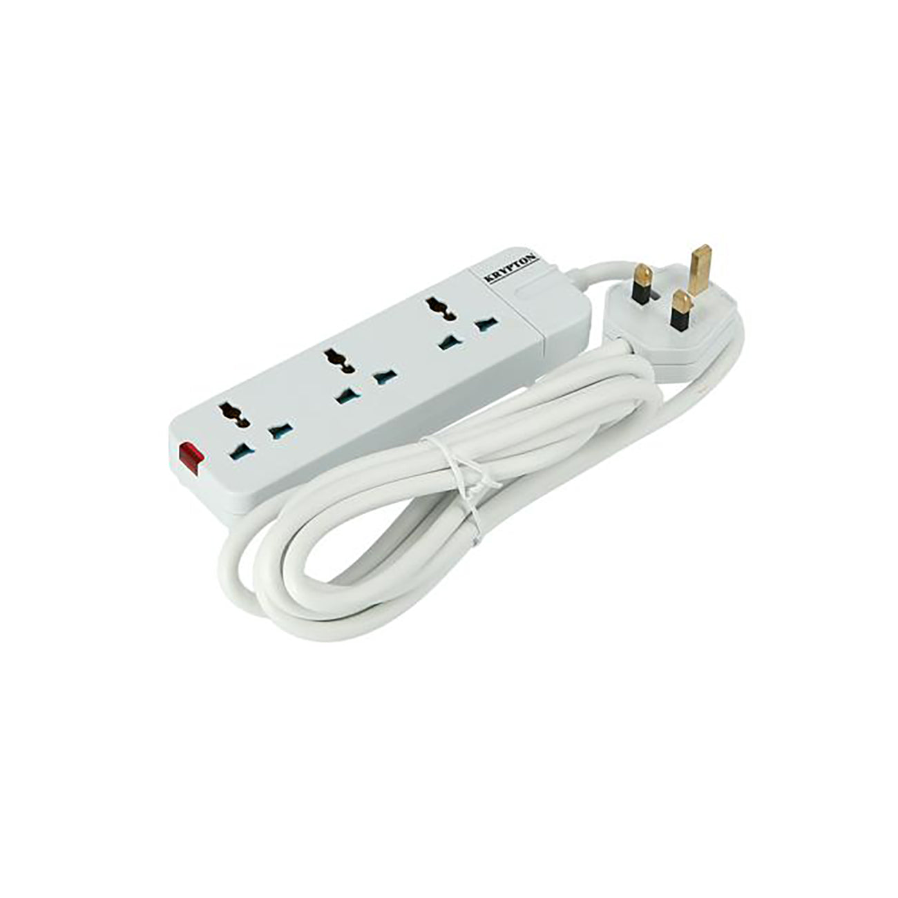 3 Way Extension Board Plug - Power Extension Socket - Multi Plug Power Cable