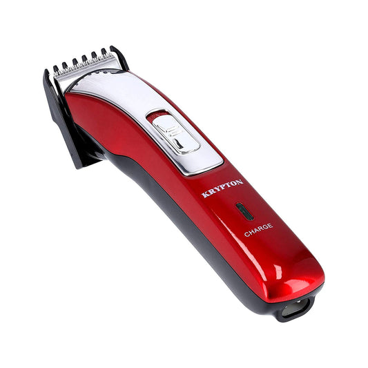 Krypton Rechargeable Hair Trimmer, Red