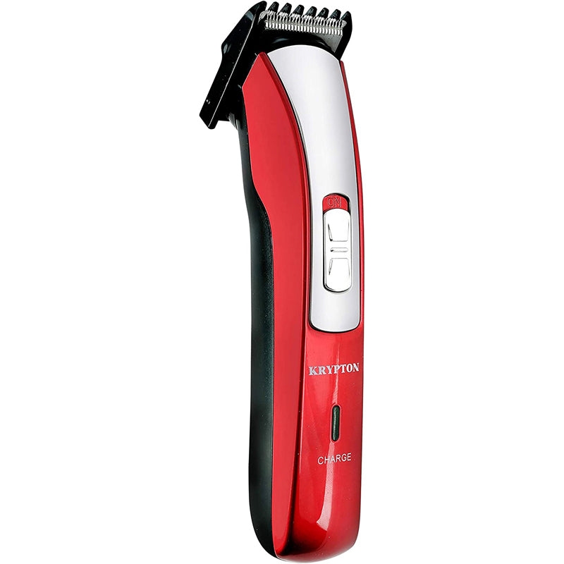 Krypton Rechargeable Hair Trimmer, Red