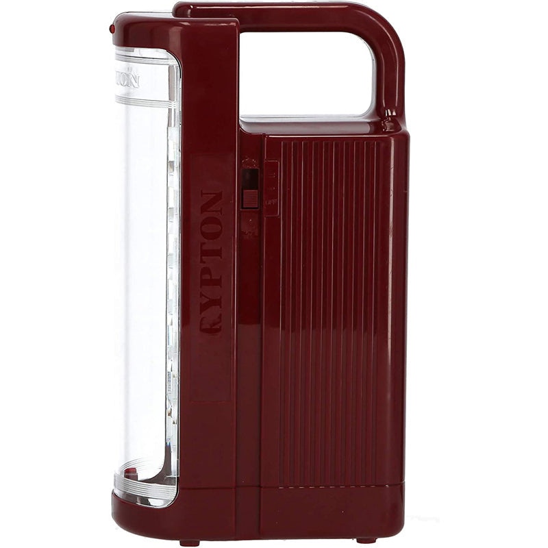 Krypton Emergency Light and Flashlight Combo, Maroon/Black