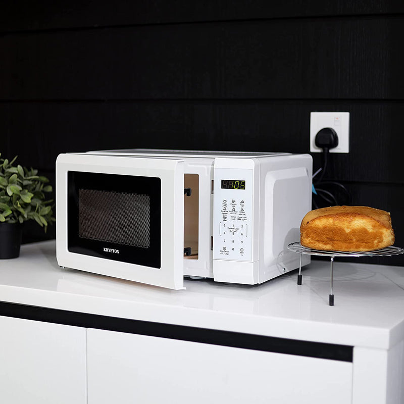 Krypton 20L 1100W Digital Microwave Oven, white, KNMO6216