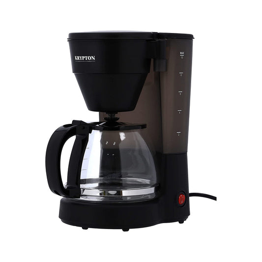 Krypton 1.25L Filter Coffee Machine 600W, Black, KNCM6232