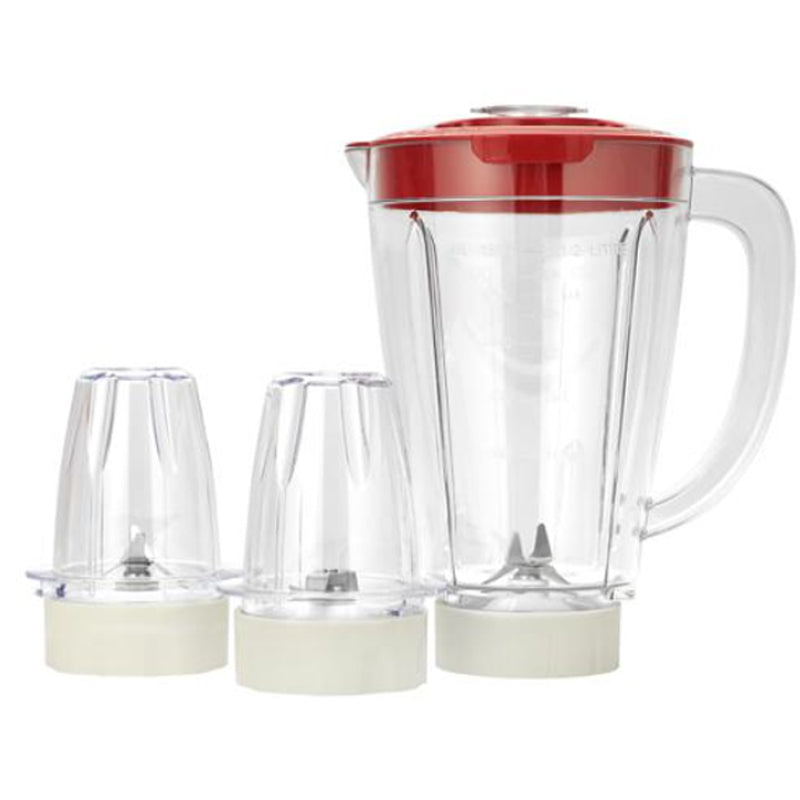 Krypton KNB6291 400Watts 6 Speed Selection 3-in-1 Blender - Red