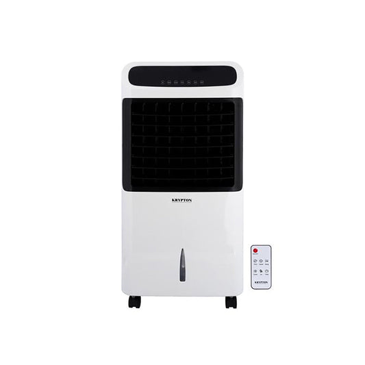 Krypton Digital Air Cooler, 10L Water Tank Capacity, KNAC6323 | Anion Function | Remote Control | Caster Wheels | Touch Panel | 0-12 Hours Cycle Timer | Two Ice Box