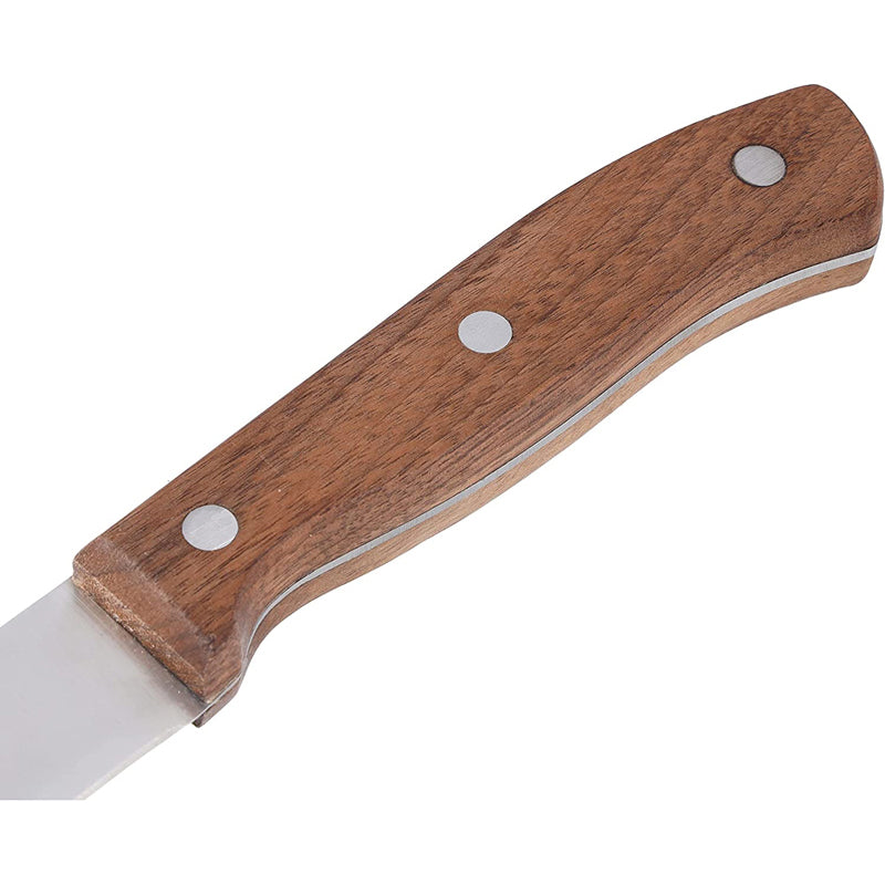 8" Craving Knife, Stainless Steel, Dc2074 | Walnut Wood Handle | Sharp Blade | RUSt-Resistant | Durable & Strong | Knife For Cutting Vegetables, Meat, Fruits & More