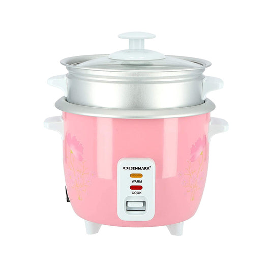 Olsenmark Rice Cooker, 0.6L | 3 In 1