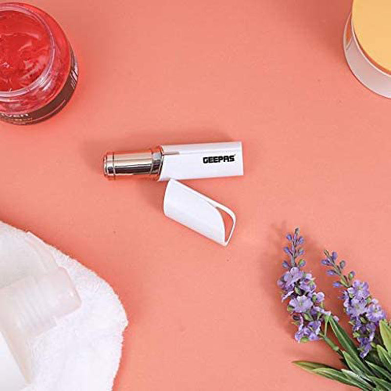 Geepas USB Rechargeable Painless Facial Body Electric Sensitive Touch Hair Trimmer For Women