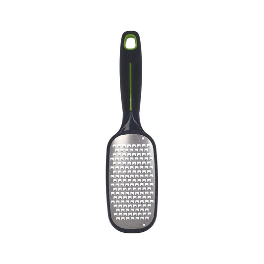 Royalford Stainless Steel Handheld Cheese Grater - Shredder For Fruit, Vegetables, Nuts, Cheese & Zest, Comfortable, Ergonomic Rubber Handle & Non-Slip, Non-Scratch Edge | Dishwasher Safe,Rf9943