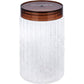 Royalford RF10074 500ML Christy Clear Canister - Portable & Stackable Design | Transparent Body with Tight Lid | Perfect for Preserving Snacks, Chocolate Bars, Coffee Beans, Cookies, Cereals & More