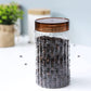 Royalford RF10074 500ML Christy Clear Canister - Portable & Stackable Design | Transparent Body with Tight Lid | Perfect for Preserving Snacks, Chocolate Bars, Coffee Beans, Cookies, Cereals & More