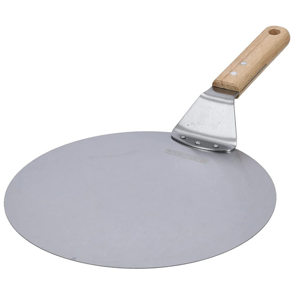 10" Pizza Spatula, Stainless Steel, Rf10227 | Wooden Handle | Cake Lifter | Plate Holder Baking Tool Baking Homemade Pizza