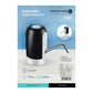 ROYALFOD Automatic Water Dispenser, One-Touch Button Water, RF10474 1300mAh Powerful Battery Rechargeable with USB Cable No Water Leakage Rust-Proof, Stainless Steel Pipe, BLACK