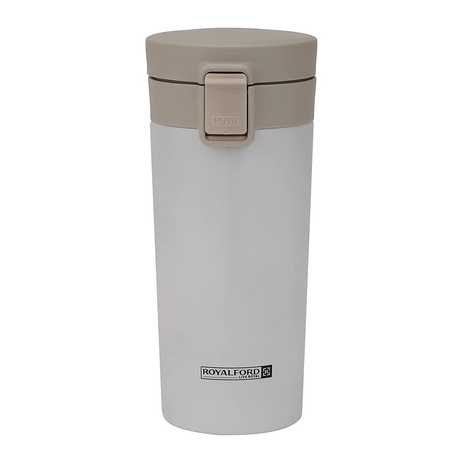 Royalford 380 ML / 12.8oz Stainless Steel Vacuum Tumbler- RF11247 Portable, Leak-Resistant and Light-Weight Suitable for Indoor and Outdoor