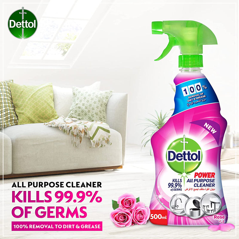 DETTOL DISINFECTANT MULTI-PURPOSE KITCHEN CLEANER TRIGGER SPRAY ROSE