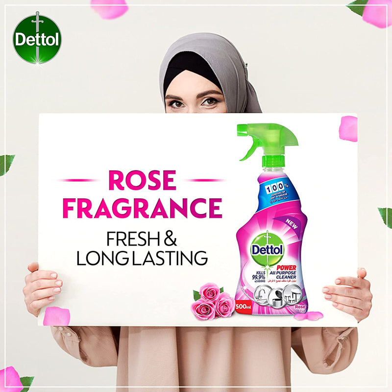 DETTOL DISINFECTANT MULTI-PURPOSE KITCHEN CLEANER TRIGGER SPRAY ROSE