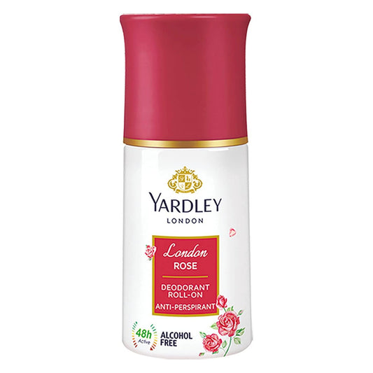 Yardley London Rose Anti-Perspirant Roll On, 50 ml