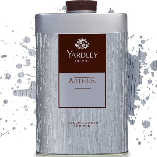 YARDLEY Arthur Perfumed Talcum Body Powder, Masculine, All Day Fragrance - 250g