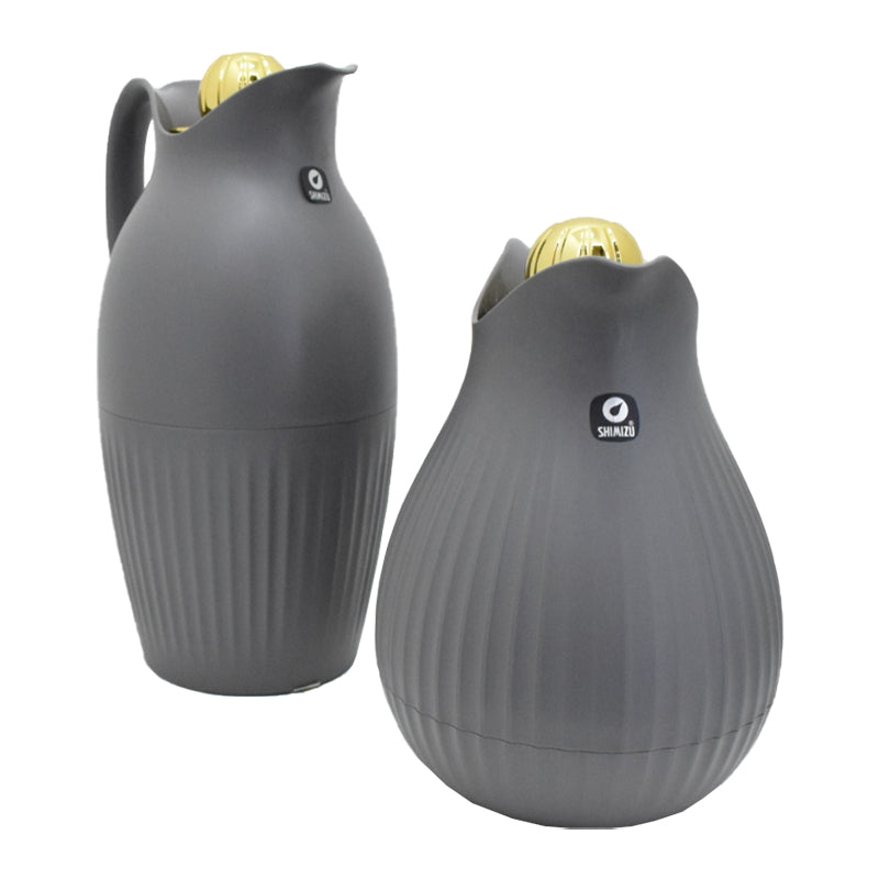 SHIMIZU GRAY GOLD 2PCS NAJIB FLASK - GRAY