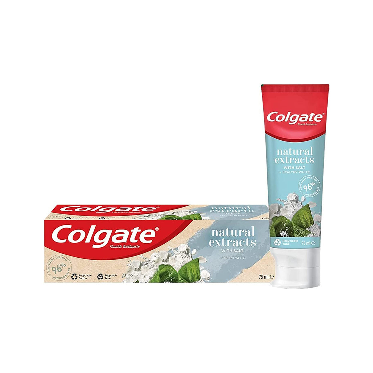 Colgate Toothpaste Naturals Seaweed Salt, 75 ml