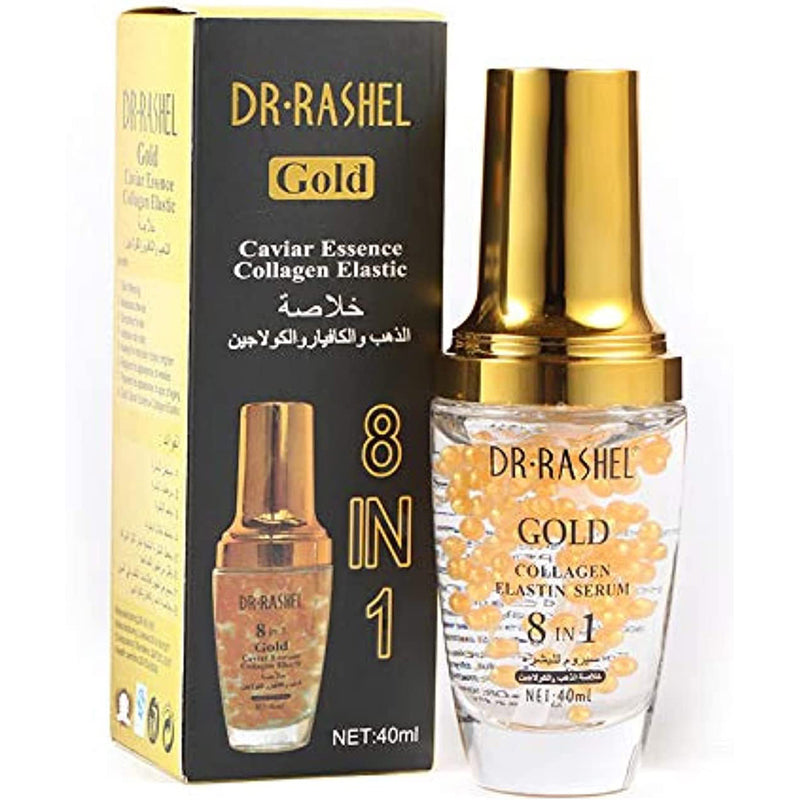 Dr-Rashel Gold 8 in 1 Caviar Essence Collagen Elastic Serum, 40ml
